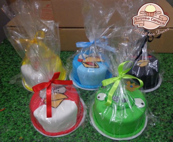 mini bolos angry birds