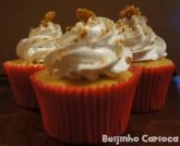 Cupcakes simples de nozes