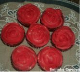 Cupcakes simples flor